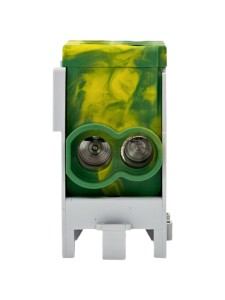 Клемма распределительная КСР с двойным винтом 2x25/2x16 желто-зеленая EKF PROxima