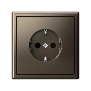 ARTGALLERY РОЗЕТКА с заземлением со шторками, 16А, механизм, быстрозажим. клем., МОККО