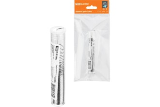 Припой ПОС 61, проволока, ГОСТ 21931-76, Ø0,8 мм, 10 г, колба, серия "Алмаз" TDM