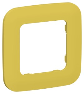 FLITE Рамка 1-местная РУ-1-А-ФлЖК желтый карри IEK
