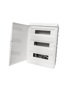 TEKFOR Корпус пластиковый ЩРВ-П-54 IP41 белая дверь IEK