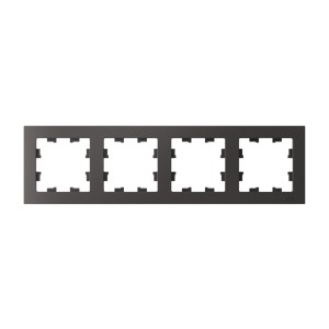 ATLASDESIGN 4-постовая РАМКА, универсальная, БАЗАЛЬТ