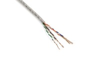 ITK Витая пара U/UTP кат.5E 4х2х24AWG solid PVC серый (305м)