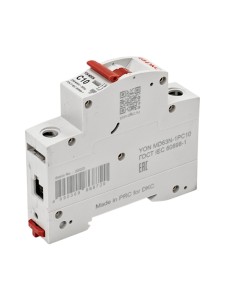 Автоматический выключатель YON max типа MD63N, 6кА, 1 полюс, хар-ка C, 10А DKC