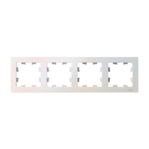 ATLASDESIGN 4-постовая РАМКА, универсальная, ЖЕМЧУГ