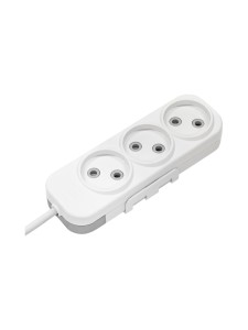 EL-BI,Myra,удлинитель 3гн3м б/з белый,527-110203-360