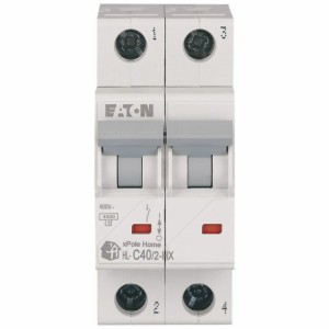 Авт. выключатель HN-C40/2, 2P, 40A, х-ка C, 6кА