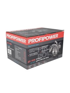 Пила циркулярная E0266 PROFIPOWER ДП-185B (1400Вт, 5500об/мин, диск 185х20мм, пропил 42/60мм, 45°)