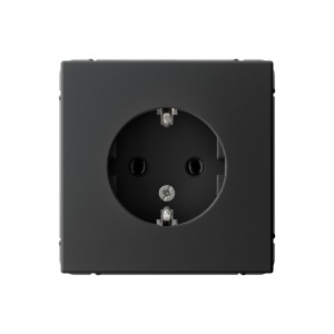 ARTGALLERY РОЗЕТКА с заземлением, 16А, механизм, КАРБОН