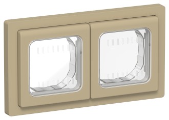 FLITE Рамка 2-местная IP55 Рпро-2-55-ФлХ хаки IEK