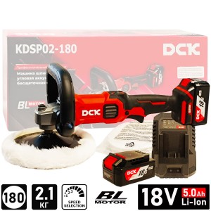 Полировальная машина аккумуляторная KDSP02-180 DCK (KDSP02-180(TYPE FK))