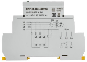 Реле контроля фаз ORF-05 трехфазное 220-460В AC IEK