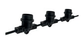 Уличная гирлянда PBL-S20/ L06+1.5 Black E27 IP65 Jazzway