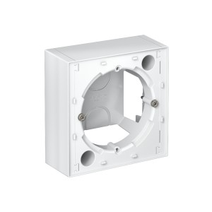 ATLASDESIGN КОРОБКА для наружного монтажа, БЕЛЫЙ