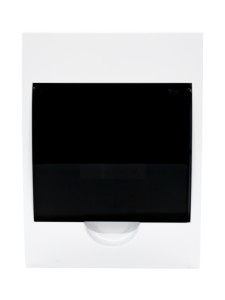 Корпус пластиковый ЩРН-П-6 черн. прозр. дверь IP41 GENERICA