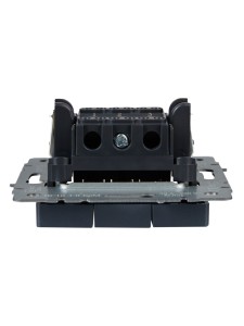 BRITE Выключатель 3-клавишный 10А ВС10-3-0-БрМ маренго IEK
