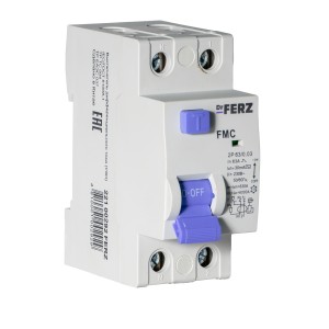 FMC-1P+N 63A 30mA 6kA тип AC, 2M УЗО