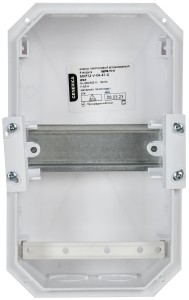 Корпус пластиковый ЩРВ-П-4 черн. прозр. дверь IP41 GENERICA
