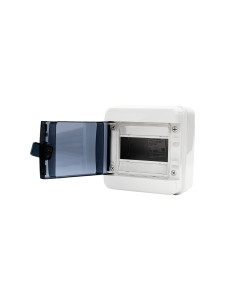 TEKFOR Корпус пластиковый КМПн-6 IP65 черная прозрачная дверь IEK