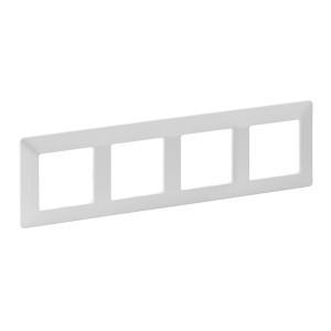 Valena Life - Рамка 4 поста верт/гориз, жемчуг