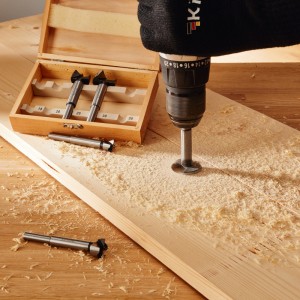 Набор сверл Форстнера (петельных) по дереву, 10-15-20-25-35 х 73мм, 5 шт, цилиндрический хвостовик K