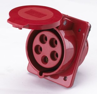 Розетка встраиваемая ССИ-425 3Р+Е+N 32А 380-415В IP44 IEK