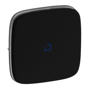 Valena Allure - Лицевая панель для выключателя одноклавишного с подсветкой, антрацит