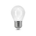 5 Вт Лампа Gauss Filament Шар 5W 420lm 2700К Е27 milky LED