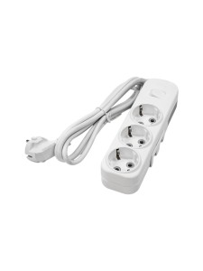 EL-BI,Myra,удлинитель 3гн2м с/з с выкл. белый,527-010202-312