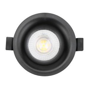 Встраиваемый светильник General GCL-MR16-R-BLACK Компакт Круглый Черный