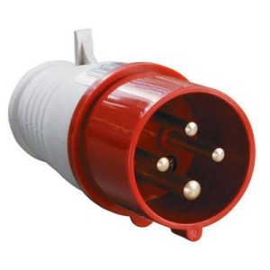 Вилка переносная ССИ-034 3Р+РЕ 63А 380-415В IP54 IEK