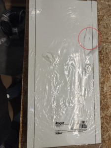 Щит скрытой установки 60 мест, QC клеммы, (881х348х89), IP-30 // Hager - Volta (Белая дверь)