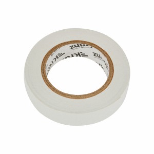 Изолента ПВХ 0,13х15мм, 20м, белая KRANZ.