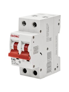 Автоматический выключатель YON max типа MD63N, 6кА, 2 полюса, хар-ка C, 40А DKC