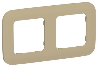 FLITE Рамка 2-местная РУ-2-А-ФлХ хаки IEK