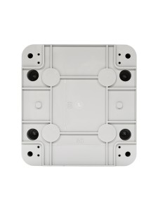 TEKFOR Корпус пластиковый КМПн-6 IP65 черная прозрачная дверь IEK