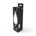 Лампа Gauss Filament Свеча на ветру 9W 610lm 4100К Е14 milky LED 1/10/50