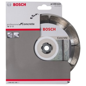 Алмазный круг 150x22,23 мм Standard for Concrete, BOSCH