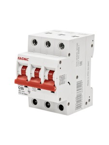 Автоматический выключатель YON max типа MD63N, 6кА, 3 полюса, хар-ка C, 50А DKC