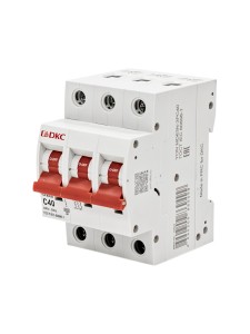 Автоматический выключатель YON max типа MD63N, 6кА, 3 полюса, хар-ка C, 40А DKC