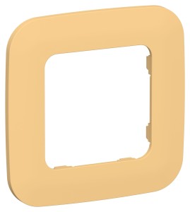 FLITE Рамка 1-местная РУ-1-А-ФлЗ золотарник IEK