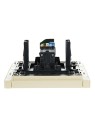 FORTE&PIANO Розетка компьютерная RJ45 кат.5E FP432 ваниль IEK