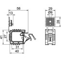 Крепление 2031 10 Grip 10 групповое, захват, до 10 кабелей NYM 3х1,5мм², F=0,32kN, RAL 7035, серый полипропилен