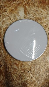 18-143 Светильник светодиодный накладной, SPA, 20Вт, 230В/50Гц, 1600лм, 4000К, IP54, ø250х30мм, круг, серебро, полипропилен, монтажная платформа в комплекте