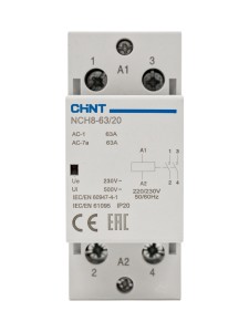 Контактор модульный NCH8-63/20 63A 2HO AC220/230В 50Гц (R)