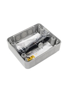 TEKFOR Корпус пластиковый КМПн-8 IP65 серая непрозрачная дверь IEK