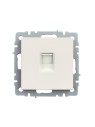 BRITE Розетка компьютерная RJ45 кат.5E РК10-БрЖ жемчуг IEK