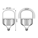 Лампа Gauss Basic T140 AC180-240V 75W 7130lm 6500K E40 LED 1/12