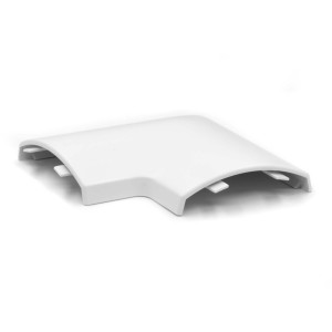 Угол плоский для напольного канала 75х17 мм APSP W, цвет белый DKC