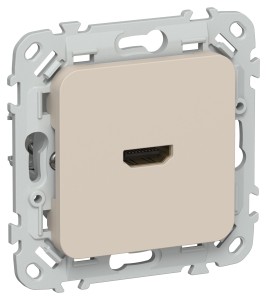 FLITE Розетка HDMI РШДМА-ФлЛ льняной IEK